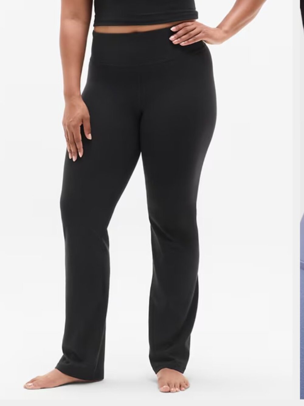 Athleta Elation Pant Black Women's High-Waist Stretch Pants m medium